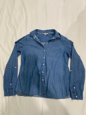 croft & barrow Light Blue Chambray Shirt